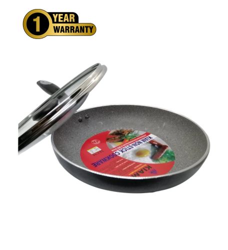 Kiam Fry Pan With Glass Lid (Induction Bottom)