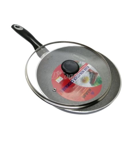 Kiam Fry Pan With Glass Lid (Induction Bottom)