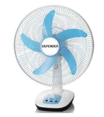 Defender Kennede KN-2916 Rechargeable Table Fan 16”