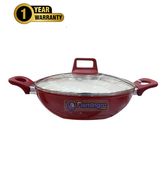 Kiam ceramic granite non-stick karai