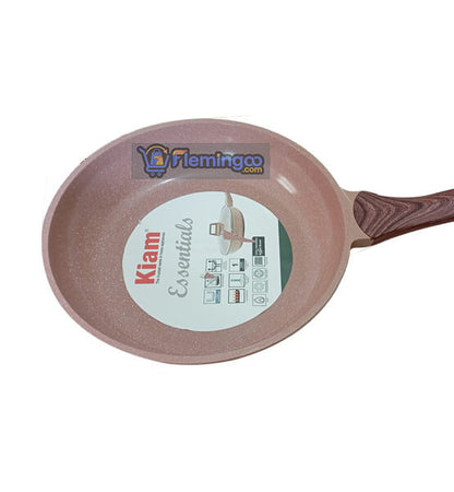 Kiam Die Casting Fry Pan 18cm Tapper (Without IB)