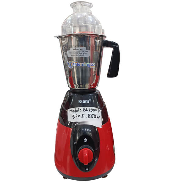 kiam mixer grinder bl-1900 premium 3 in 1 (850w)