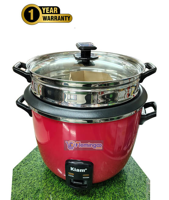 Kiam Rice Cooker 2.0Ltr DRC-4702 Full Body (Double Pot) 