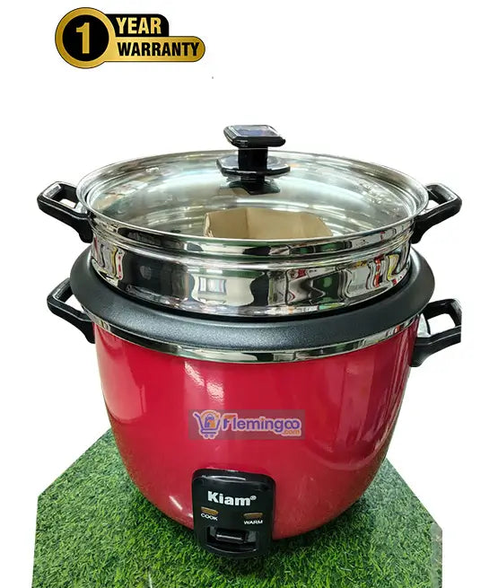 Kiam Rice Cooker 3.0Ltr DRC-4704 Full Body (Double Pot)