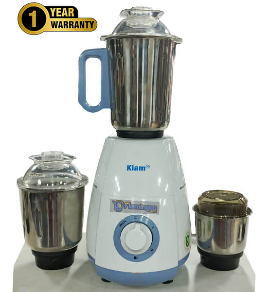 Kiam Super Mix 1000W Mixer Grinder (3 in 1)