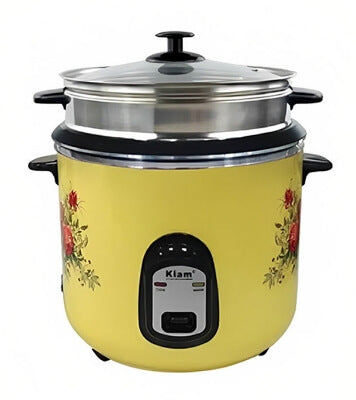 Kiam Rice Cooker 3.2L SFB-5705 Jointless Body (Double Pot)