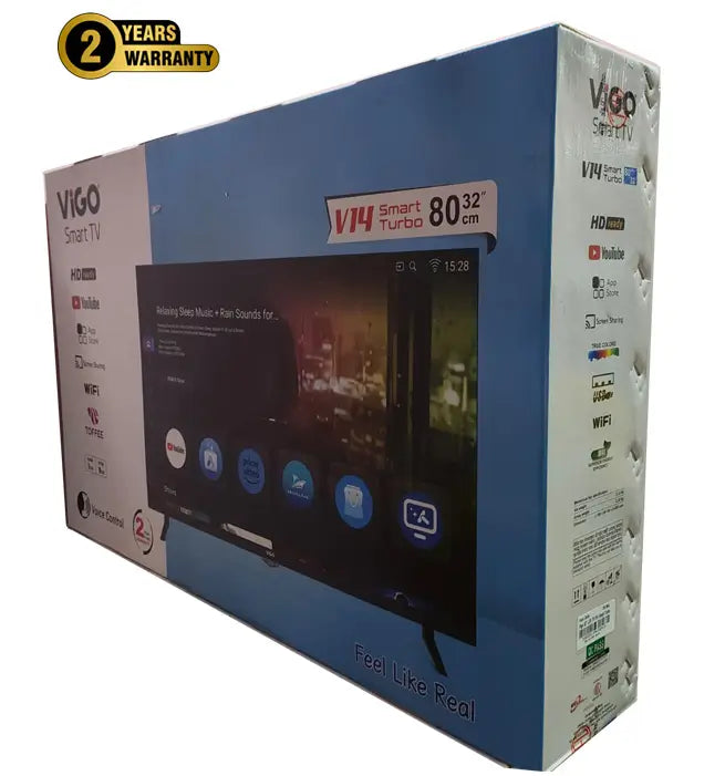 Vigo 32” Smart TV- V14 Turbo