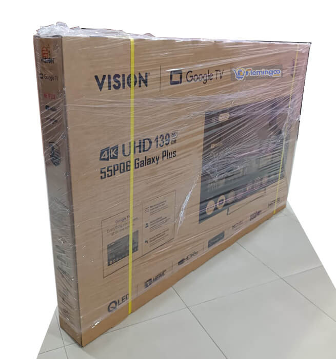 Vision 55” QLED Google TV 4K- PQ6 Galaxy Plus