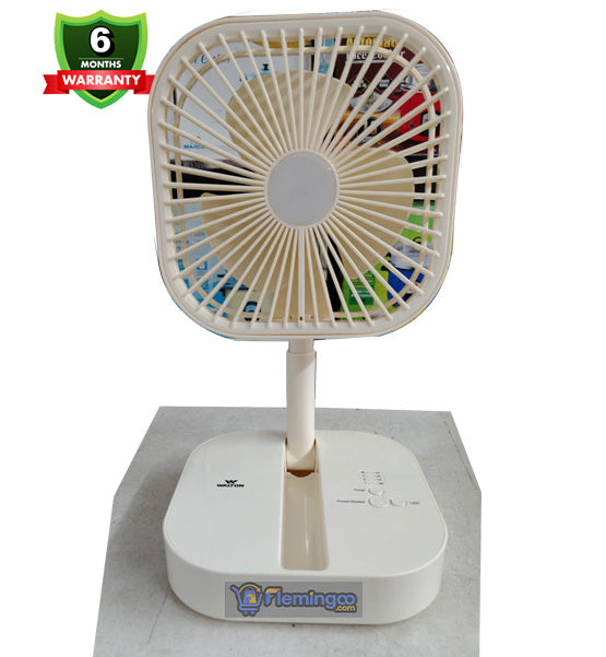Walton Rechargeable Portable Table Fan WRPF-06A 6”